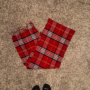 Red Plaid Scarf
